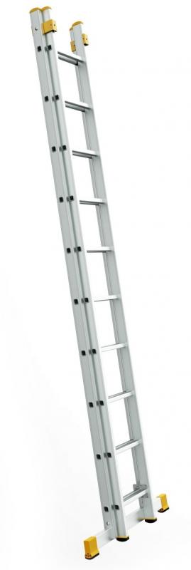 ALVE Rebrík hliníkový dvojdielny univerzálny 8516 PROFI PLUS FORTE