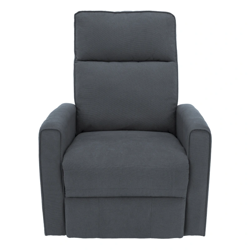 Relaxačné otočné kreslo, sivá, MEKENZI 5