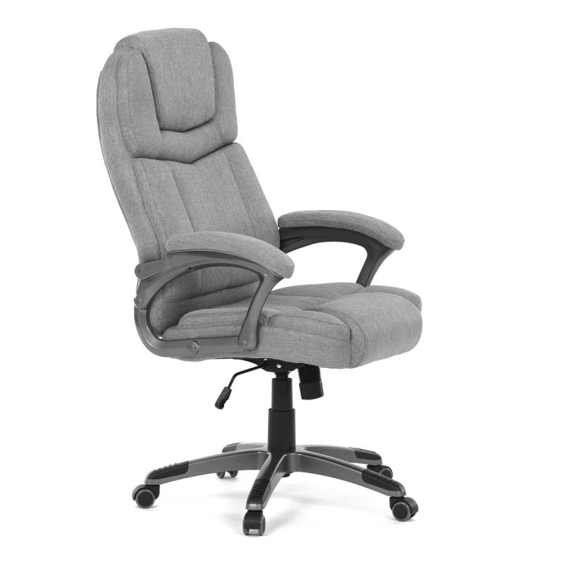 Kancelářské křeslo, houpací mechanismus, šedá látka, KA-C715 GREY2 6
