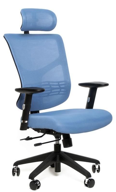 OFFICE PRO Kancelárska stolička SOTIS modrá