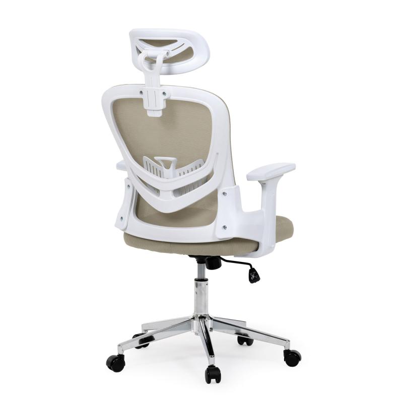 Kancelářská židle, houpací mechanismus, béžová síťovina, KA-K2031 BGE 5