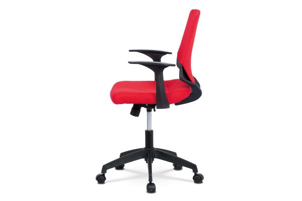 Kancelárska stolička Junior KA-R204 RED, červená látka