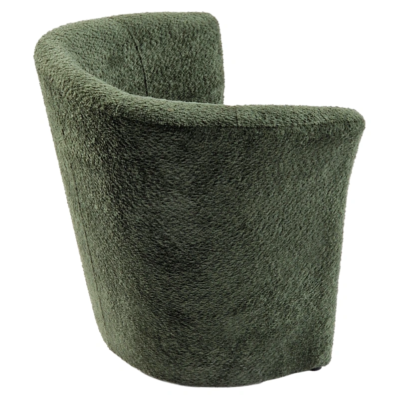 Klubové kreslo, zelená látka Coral, CUBA 12