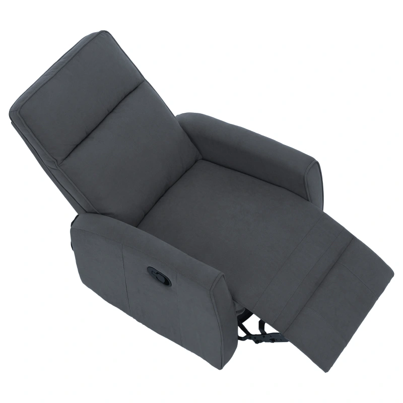 Relaxačné otočné kreslo, sivá, MEKENZI 4