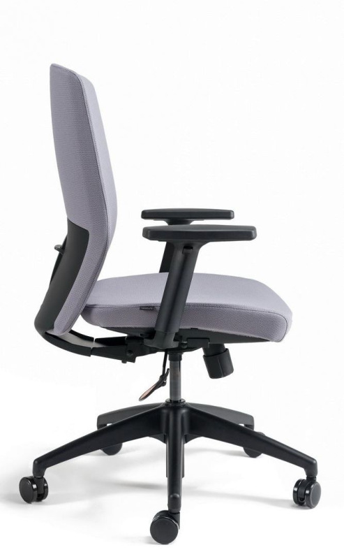 OFFICE PRO bestuhl Kancelárska stolička J2 ECO BLACK BP šedá 1