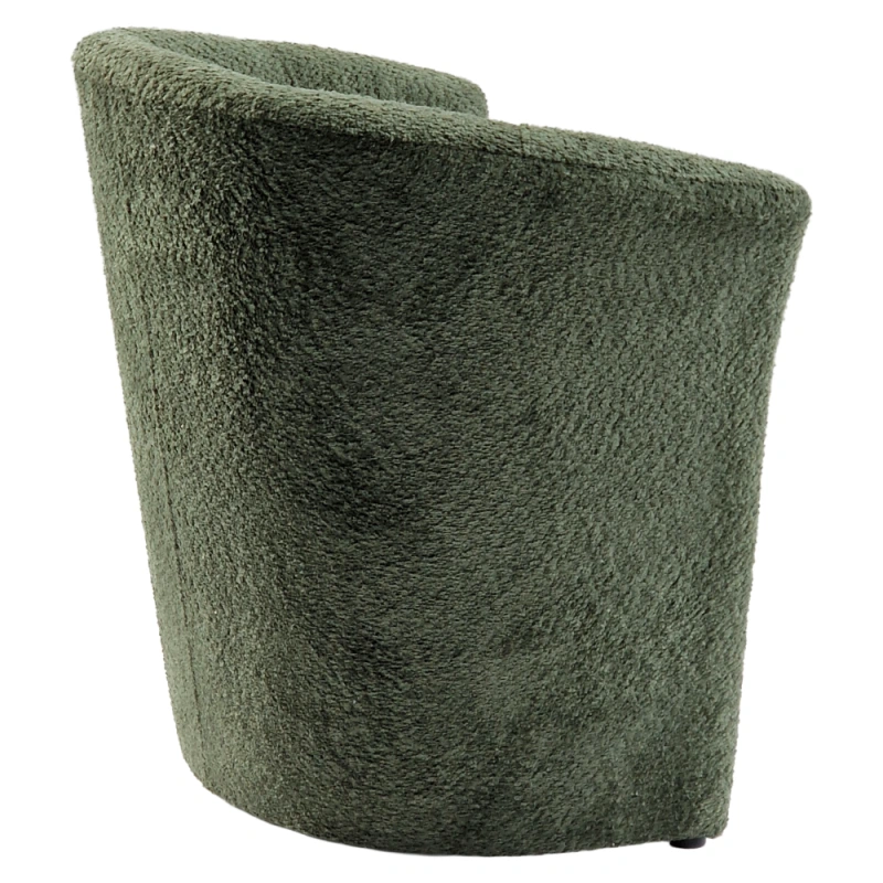 Klubové kreslo, zelená látka Coral, CUBA 11