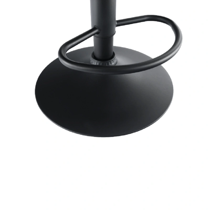 Barová stolička, látka sivá/čierna, TERKAN 10