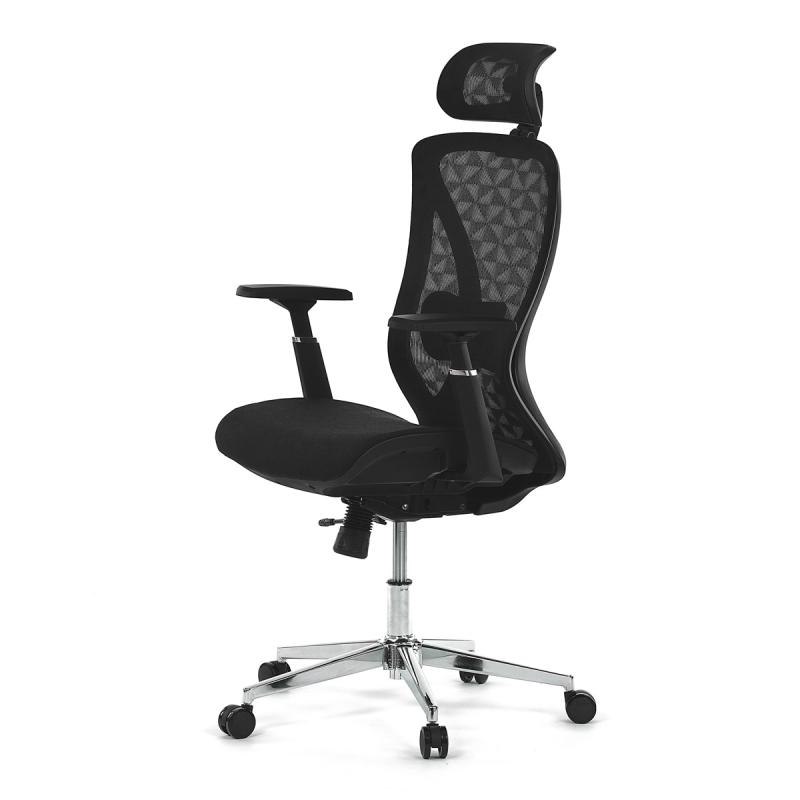 Kancelárska stolička KA-S258 BK čierna MESH