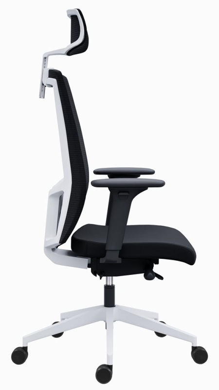 Kancelárska stolička 2900 SYN SL LAPEL BLACK WHITE čalúnenie NAIROBI 8