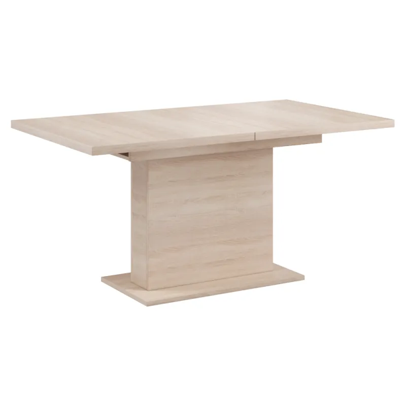 Jedálenský rozkladací stôl, dub sonoma, 160-200x90 cm, BOBA