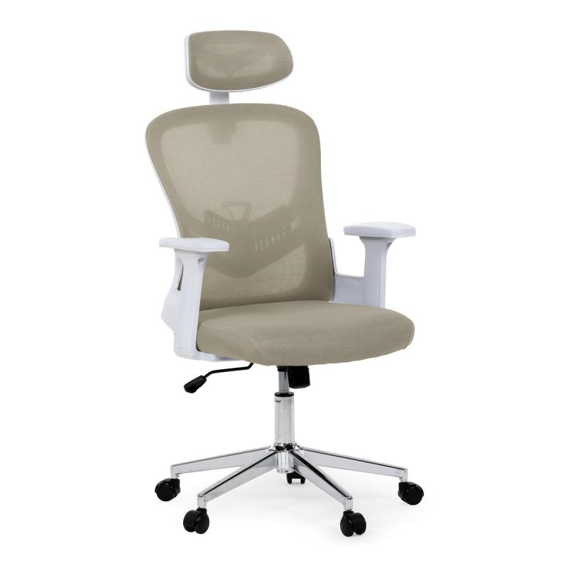Kancelářská židle, houpací mechanismus, béžová síťovina, KA-K2031 BGE 7