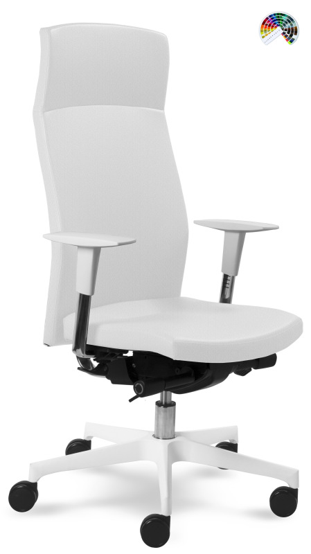 MAYER Kancelárska stolička PRIME UP 2304 S čalúnenie MEDIFLEX SILVERTEX koženka