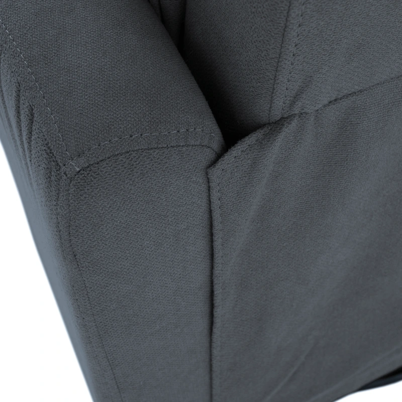 Relaxačné otočné kreslo, sivá, MEKENZI 11