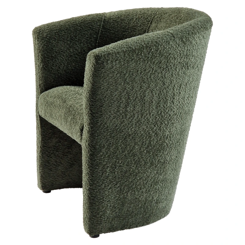 Klubové kreslo, zelená látka Coral, CUBA 9