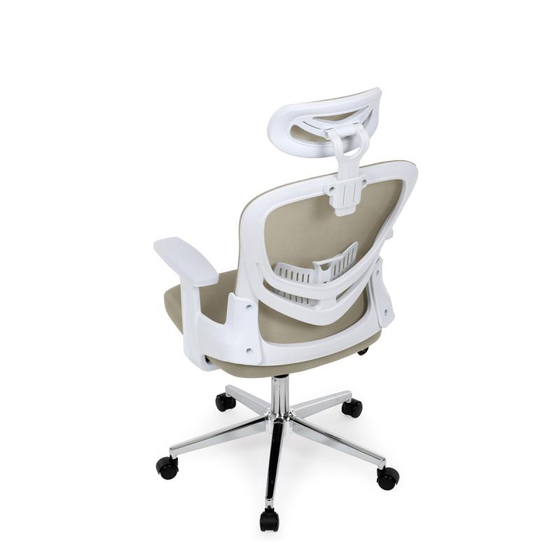 Kancelářská židle, houpací mechanismus, béžová síťovina, KA-K2031 BGE 10