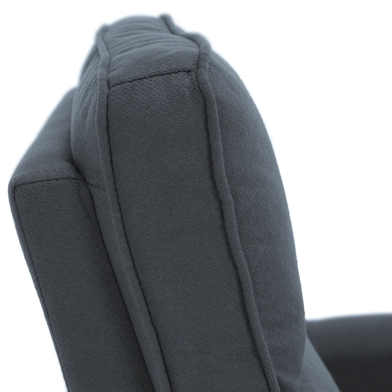 Relaxačné otočné kreslo, sivá, MEKENZI 17