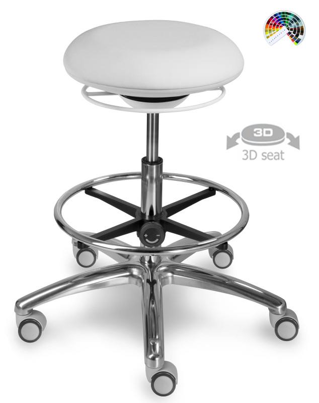 Balančná zdravotnícka stolička 1259 G DENT čalúnenie ONE, AQUA CLEAN, XTREME 9