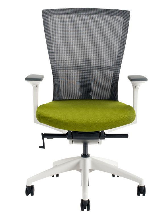 OFFICE PRO bestuhl Kancelárska stolička MERENS WHITE BP zelená