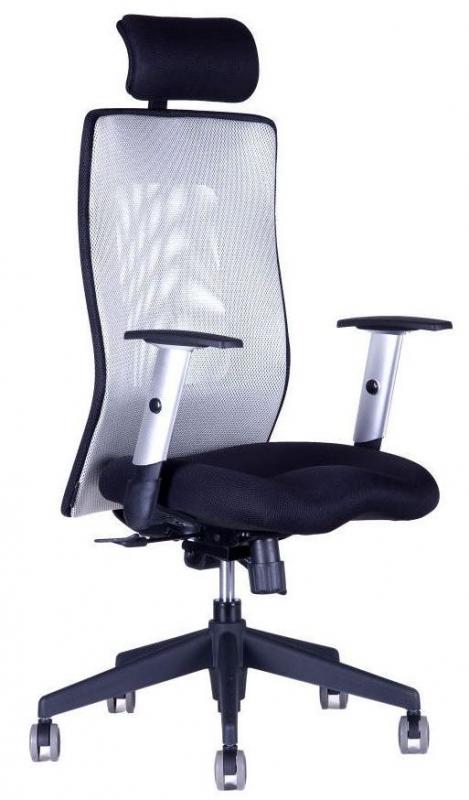 OFFICE PRO Kancelárska stolička CALYPSO GRAND SP1 sivá svetlá