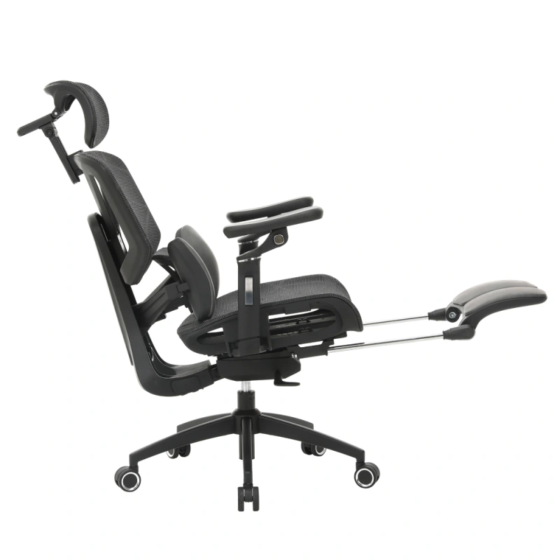 Kancelárske kreslo, tmavosivá/čierna, VILMER 16