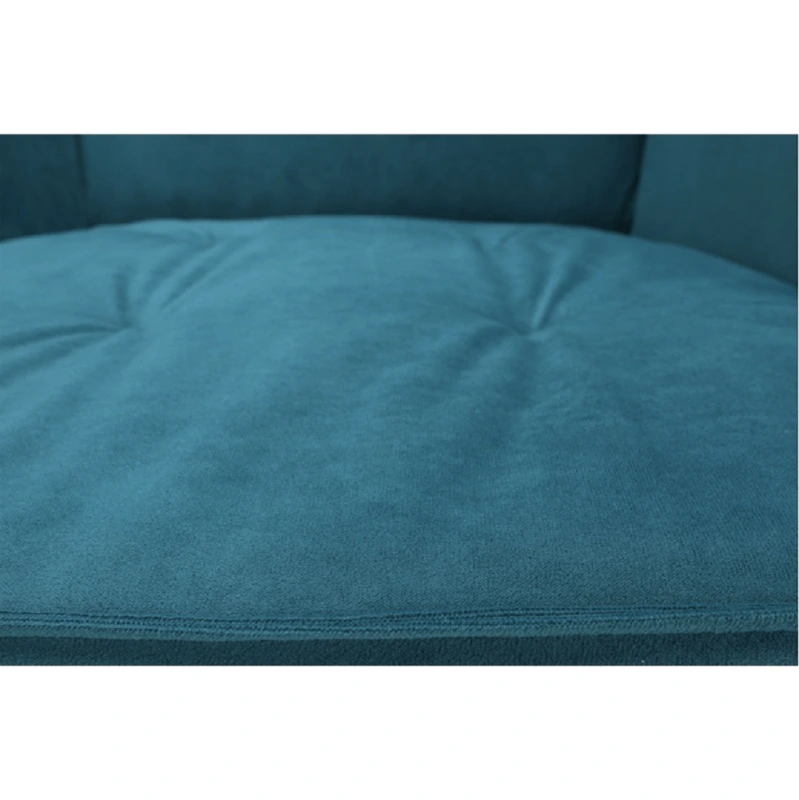 Kreslo ušiak, petrolejová/buk, RUFINO 3 NEW 6