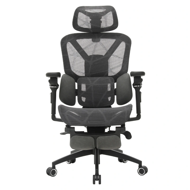 Kancelárske kreslo, tmavosivá/čierna, VILMER 13