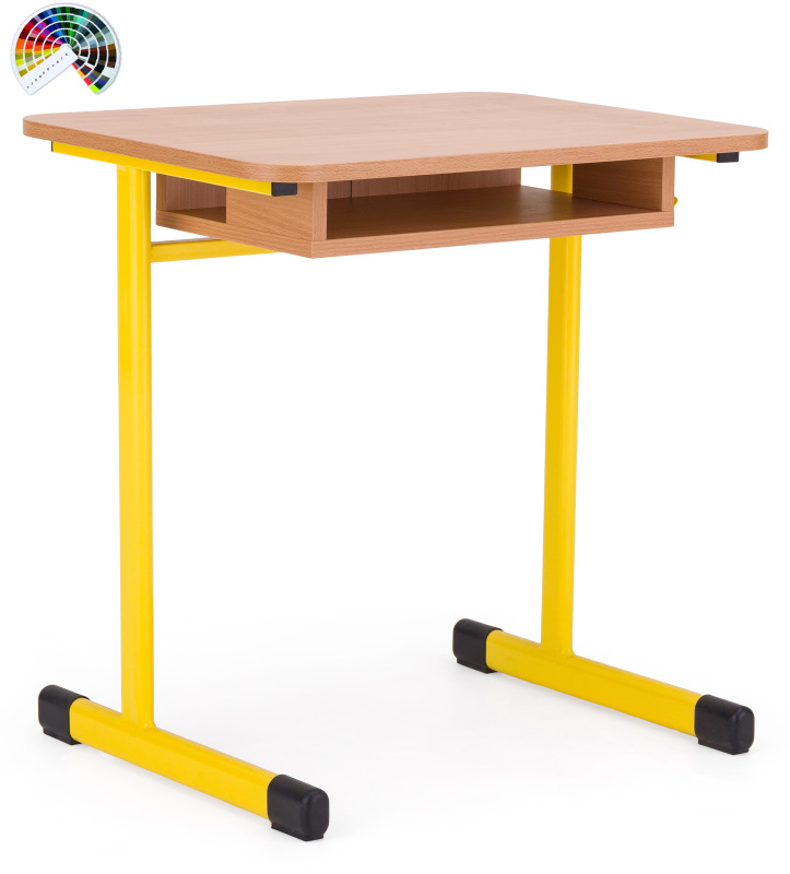 Školská žiacka Jednomiestna lavica VARIOFIX pevná, rôzne farby a veľkosti