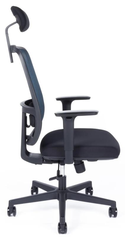 OFFICE PRO Kancelárska stolička CANTO BLACK SP modrá