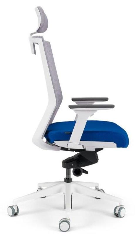 BESTUHL Kancelárska stolička S27 WHITE modrá