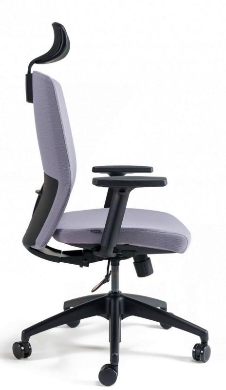 OFFICE PRO bestuhl Kancelárska stolička J2 ECO BLACK SP sivá