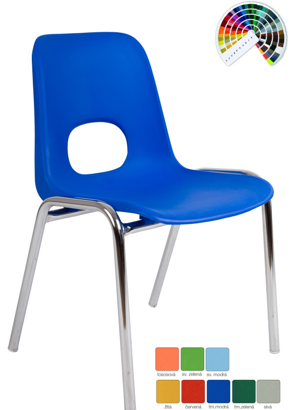 Študentská stolička HELENE MEDIA plast