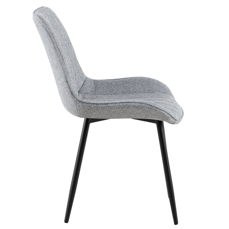 Jedálenská stolička, svetlosivá/čierna, ZAJRA 3