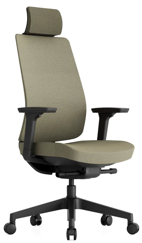 OFFICE MORE Kancelárska stolička K50 BLACK béžová