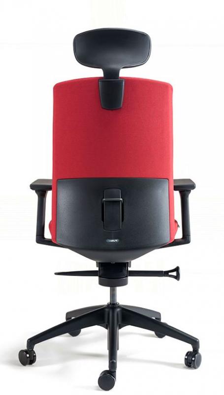OFFICE PRO bestuhl Kancelárska stolička J2 BLACK SP červená