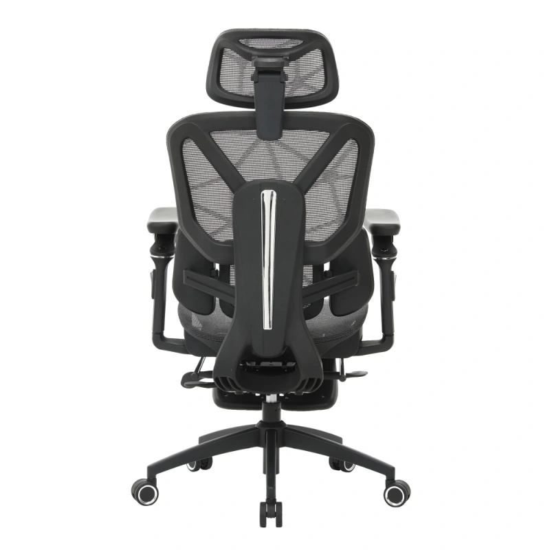 Kancelárske kreslo, tmavosivá/čierna, VILMER 19