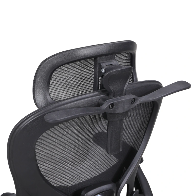 Kancelárske kreslo, čierna/chróm, nosnosť 150 kg, GILON 6