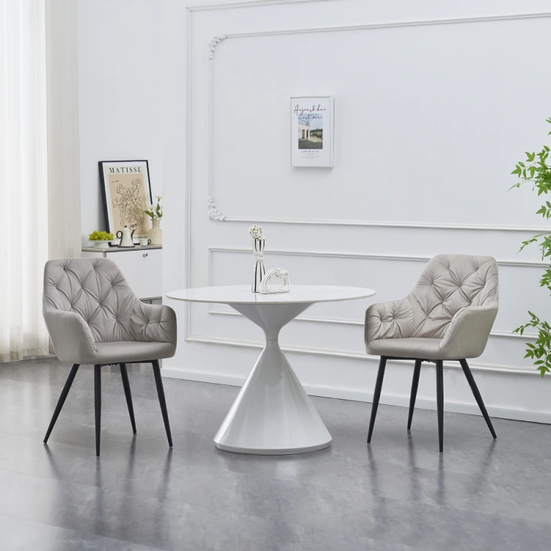 Dizajnové kreslo, sivá Velvet látka, VERIO NEW 1