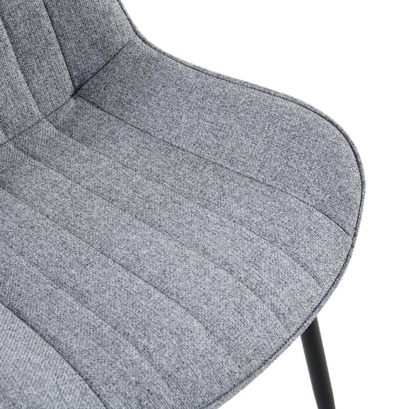 Jedálenská stolička, svetlosivá/čierna, ZAJRA 2