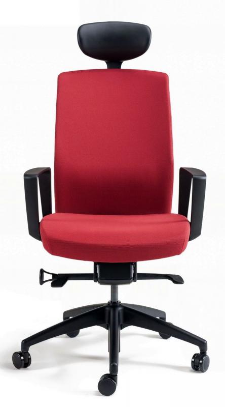 OFFICE PRO bestuhl Kancelárska stolička J2 BLACK SP červená