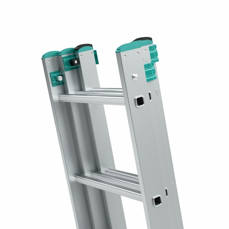 ALVE Rebrík hliníkový trojdielny univerzálny 7609 PROFI EUROSTYL