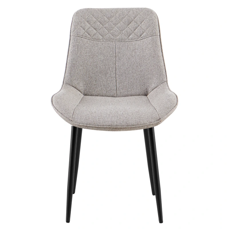 Jedálenská stolička, béžová/čierna, ALIA 1