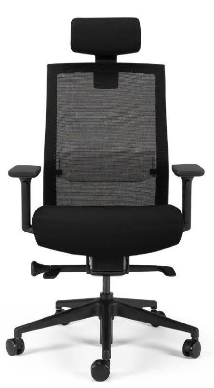 BESTUHL Kancelárska stolička S27 BLACK čierna