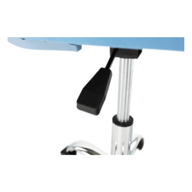 Otočná stolička, modrá/chróm, SELVA 6