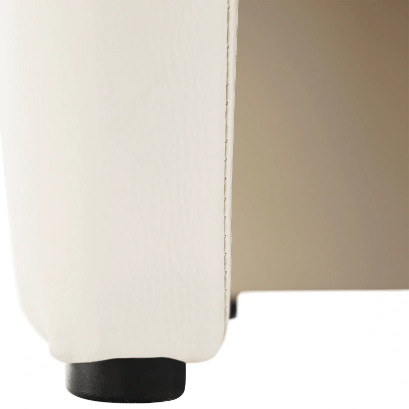 Klubové kreslo, ekokoža Damasko béžová, CUBA 5