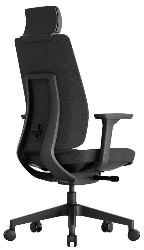 OFFICE MORE Kancelárska stolička K50 BLACK čierna