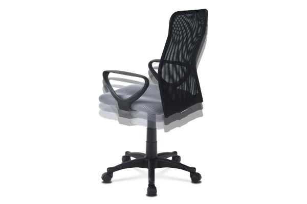 Kancelárska stolička KA-B047 GREY, látka MESH šedá / čierna