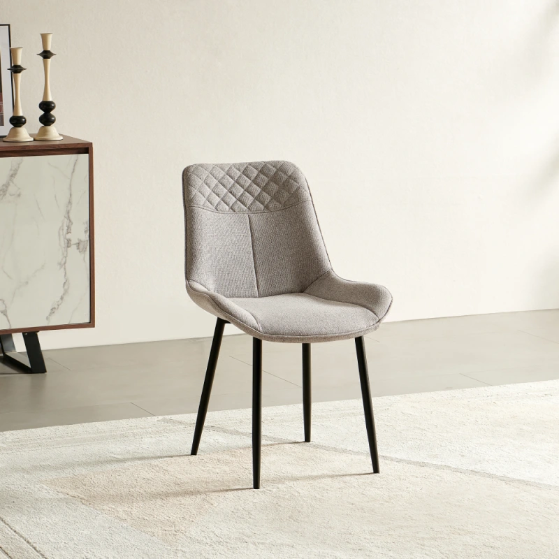 Jedálenská stolička, béžová/čierna, ALIA 5