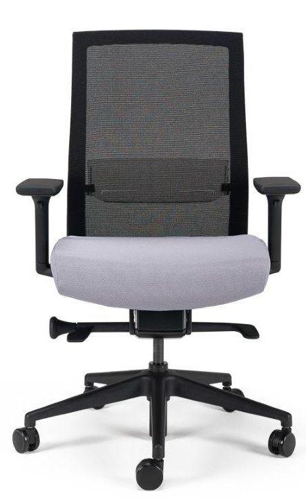 BESTUHL Kancelárska stolička S27 BLACK šedá