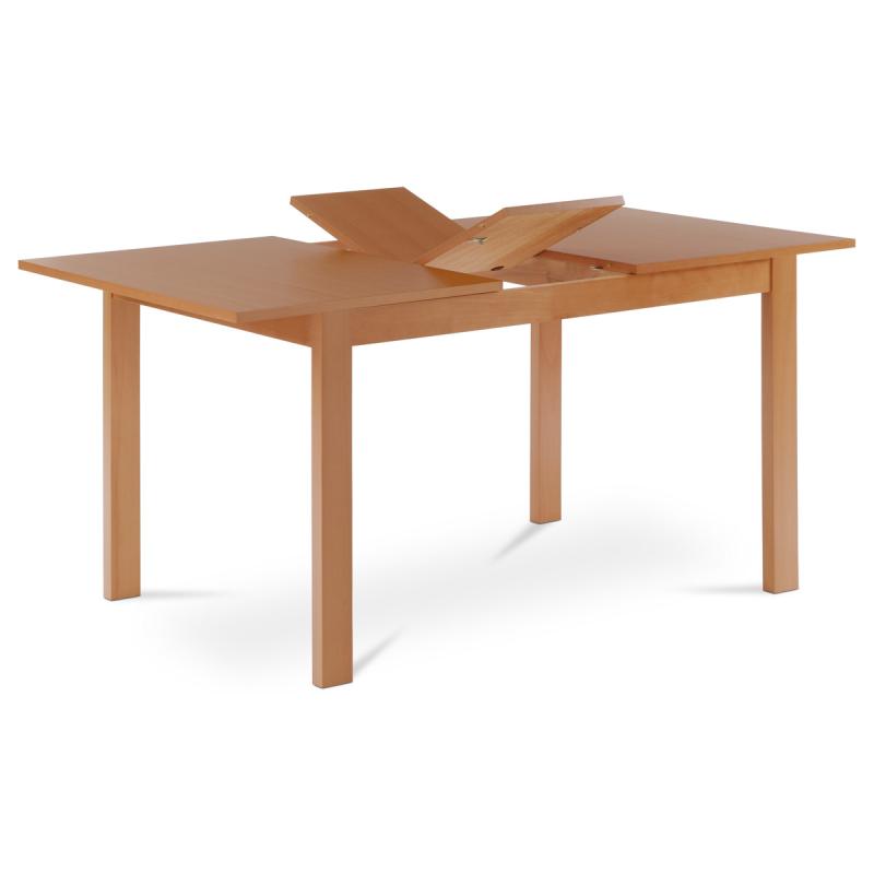 Jedálenský stôl rozkladací 120+30x80x74 cm, BT-6778 BUK3, dyha, nohy masív, tmavý buk