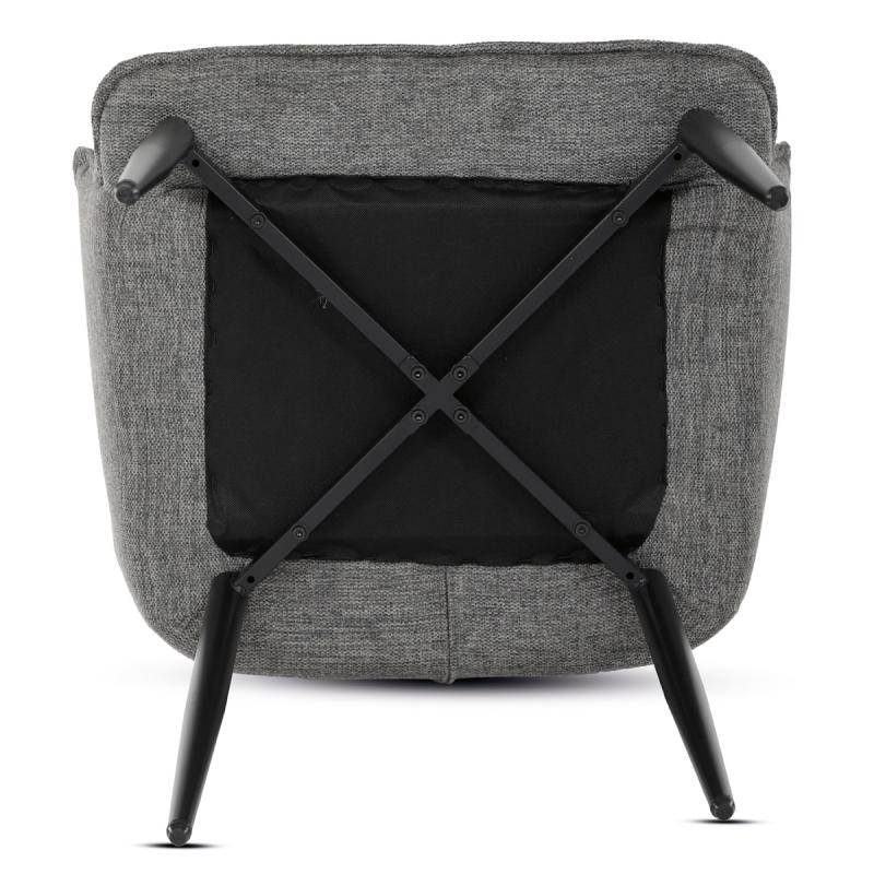 Jídelní židle, šedá, hladká látka, DCH-J2139 GREY2 15